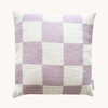 Maison Deux Kussenhoes lilac white checkers
