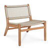 Ethnicraft jack woven lounge chair 