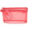 Midori mesh pen pouch pink