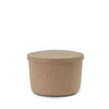 normann copenhagen hide storage pouf small