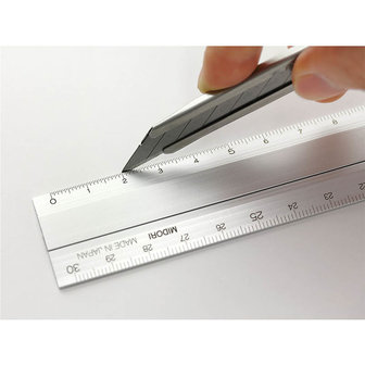 Midori Multiple Ruler silver