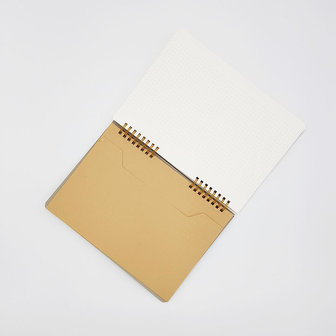 O-check design graphics ring memo notebook dot grid