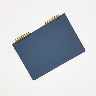 O-check design graphics ring memo notebook plain