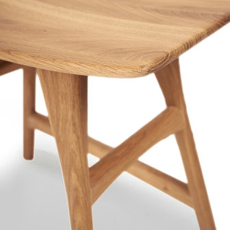 Ethnicraft Osso Stool oak