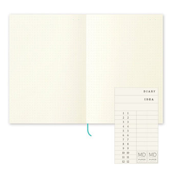 Midori MD paper notebook journal dot grid A5