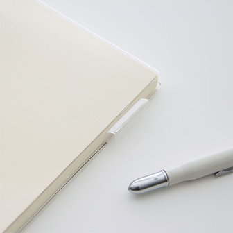 midori MD paper products A5 notebook clear cover