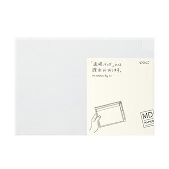 MD Paper Notebook Bag Clear A5