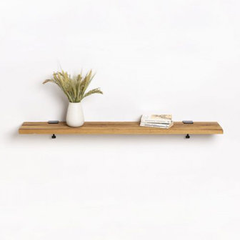 Tiptoe reclaimed wood shelf 120x20