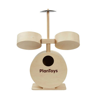 Plantoys wooden drum set