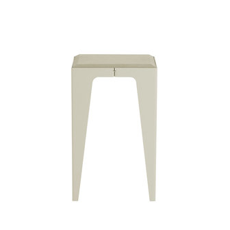 Wye Chamfer stool light grey