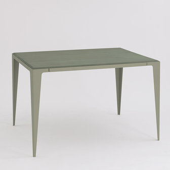 Wye design chamfer table lavender leaf green