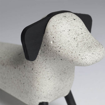 Korridor Design Concrete animals white spotted dog