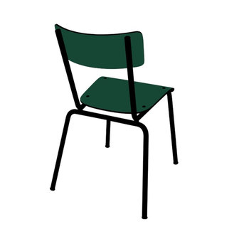 Les Gambettes Suzie chair forest green