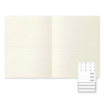 MD paper notebook A4  (3 pcs) lined