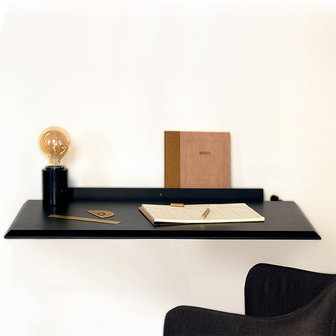 Woodendot Alada floating folding desk black