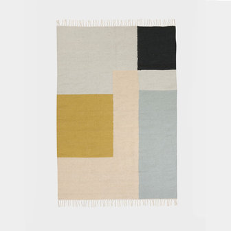 Ferm living kelim rug squares large