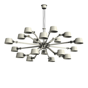 Tonone Bolt Chandelier 18 arm  ash grey