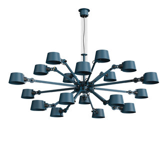 Tonone Bolt Chandelier 18 arm thunder blue