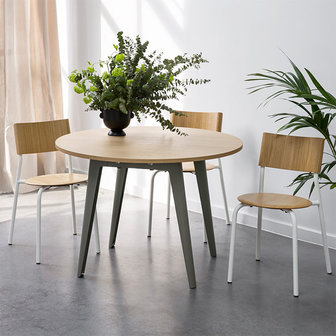 Tiptoe New Modern round table eucalyptus