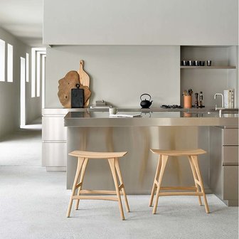 Ethnicraft Osso counter stool oak