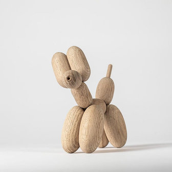 Boyhood Balloon dog oak small