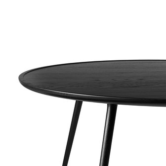 Mater Accent Dining Table 140 cm matt  matt black