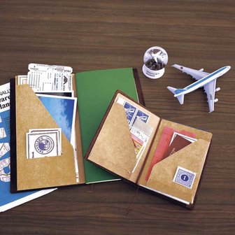 Traveler&#039;s Notebook Passport Size Kraft Paper Folder Refill