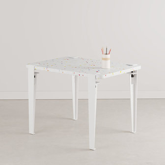 Tiptoe kids desk tutti frutti cloudy white