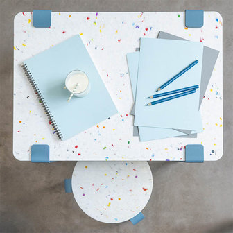 Tiptoe kids desk tutti frutti whale blue