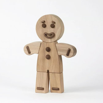 Boyhood Gingerbread Man small oak