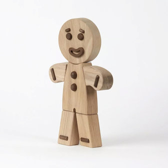 Boyhood Gingerbread Man small oak