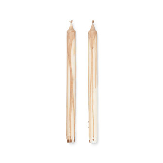 Ferm Living  Dryp Candles Beige- set kaarsen