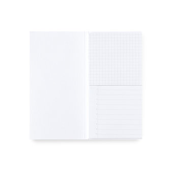 Appointed adhesive notes grid + lined