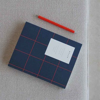 NOTEM Notebook "Uma" Doted Medium Dark Blue