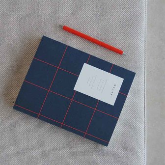 NOTEM Notebook &quot;Uma&quot; Doted Medium Dark Blue