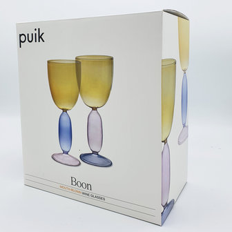 Puik design boon wine glasses