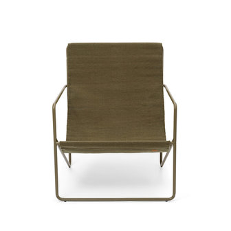 Ferm living desert liunge chair olive green