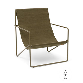 Ferm living desert liunge chair olive green