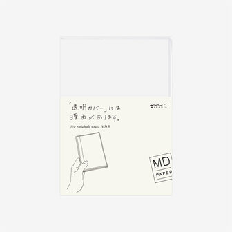 Midori MD Paper Notebook Clear Cover A6