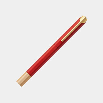 Ystudio Glamour Evolve-Bihex Rollerball Pen Marsala Rood