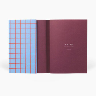 NOTEM STUDIO Notebook &quot;Uma&quot; Notebook Small Gelinieerd