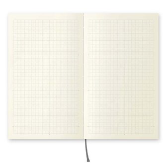 Midori MD paper notebook B6 Slim Grid (ruitjes)