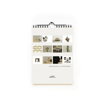 Ted &amp; Tone A5 Birthday Calendar Home