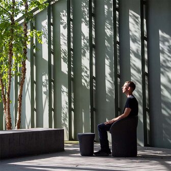 ecoBirdy Richard Armchair Shadow Black