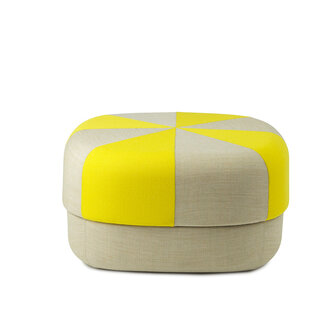 normann copenhagen circus pouf duo large yellow