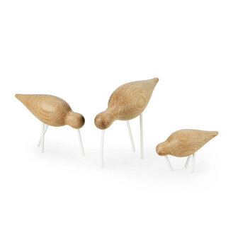 Normann Copenhagen Shorebird Small Eiken met witte poten