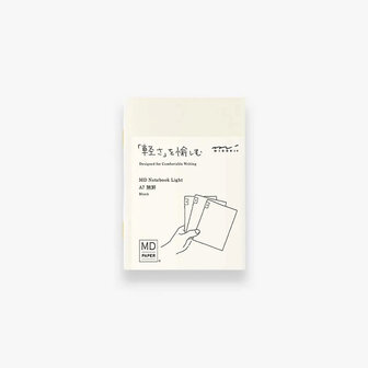 Midori MD Notebook Light Blank A7 