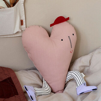 Ferm living heart cushion