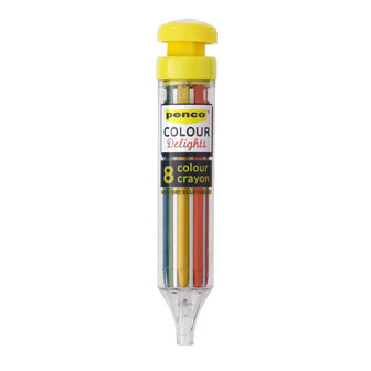 Penco 8 Colour Crayon