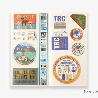 Traveler&#039;s notebook - Sticker release paper Refill 031